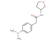 2-[4-(dimethylamino)phenyl]-N-(tetrahydrofuran-3-yl)acetamide