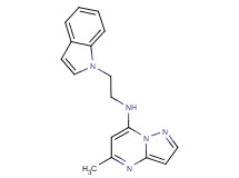N-[2-(1H-indol-1-yl)ethyl]-5-methylpyrazolo[1,5-a]pyrimidin-7-amine