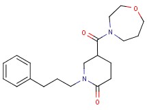5-(1,4-oxazepan-4-ylcarbonyl)-1-(3-phenylpropyl)-2-piperidinone