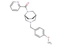 (1S*,5R*)-3-(4-methoxybenzyl)-6-(pyridin-2-ylcarbonyl)-3,6-diazabicyclo[3.2.2]nonane
