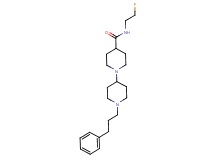 N-(2-fluoroethyl)-1'-(3-phenylpropyl)-1,4'-bipiperidine-4-carboxamide