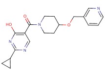 2-cyclopropyl-5-{[4-(pyridin-3-ylmethoxy)piperidin-1-yl]carbonyl}pyrimidin-4-ol