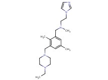 N-{3-[(4-ethylpiperazin-1-yl)methyl]-2,5-dimethylbenzyl}-2-(1H-imidazol-1-yl)-N-methylethanamine