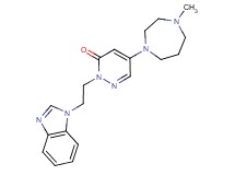 2-[2-(1H-benzimidazol-1-yl)ethyl]-5-(4-methyl-1,4-diazepan-1-yl)pyridazin-3(2H)-one