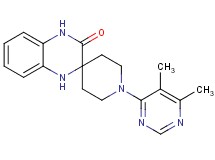 1-(5,6-dimethyl-4-pyrimidinyl)-1',4'-dihydro-3'H-spiro[piperidine-4,2'-quinoxalin]-3'-one