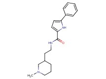 N-[2-(1-methylpiperidin-3-yl)ethyl]-5-phenyl-1H-pyrrole-2-carboxamide