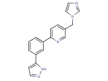 5-(1H-imidazol-1-ylmethyl)-2-[3-(1H-pyrazol-5-yl)phenyl]pyridine