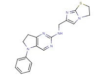 N-(2,3-dihydroimidazo[2,1-b][1,3]thiazol-6-ylmethyl)-5-phenyl-6,7-dihydro-5H-pyrrolo[3,2-d]pyrimidin-2-amine