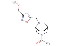 (1R*,5R*)-3-acetyl-6-{[3-(methoxymethyl)-1,2,4-oxadiazol-5-yl]methyl}-3,6-diazabicyclo[3.2.2]nonane