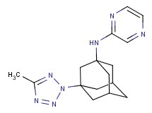 N-[3-(5-methyl-2H-tetrazol-2-yl)-1-adamantyl]-2-pyrazinamine