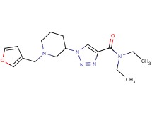 N,N-diethyl-1-[1-(3-furylmethyl)-3-piperidinyl]-1H-1,2,3-triazole-4-carboxamide