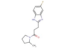 5-fluoro-2-[3-(2-methylpyrrolidin-1-yl)-3-oxopropyl]-1H-benzimidazole