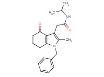 2-(1-benzyl-2-methyl-4-oxo-4,5,6,7-tetrahydro-1H-indol-3-yl)-N-isopropylacetamide