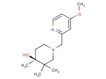 (4S*)-1-[(4-methoxypyridin-2-yl)methyl]-3,3,4-trimethylpiperidin-4-ol