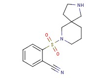 2-(2,7-diazaspiro[4.5]dec-7-ylsulfonyl)benzonitrile hydrochloride