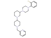 3-[4-(2-fluorophenyl)-1-piperazinyl]-1'-(2-pyridinylmethyl)-1,4'-bipiperidine