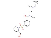 N-{2-[ethyl(methyl)amino]ethyl}-3-{[(2S)-2-(hydroxymethyl)pyrrolidin-1-yl]sulfonyl}-N-methylbenzamide