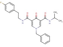 1-benzyl-N-[2-(4-fluorophenyl)ethyl]-N'-isopropyl-4-oxo-1,4-dihydro-3,5-pyridinedicarboxamide