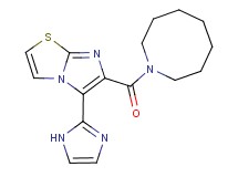 6-(azocan-1-ylcarbonyl)-5-(1H-imidazol-2-yl)imidazo[2,1-b][1,3]thiazole