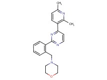 4-{2-[4-(2,6-dimethylpyridin-3-yl)pyrimidin-2-yl]benzyl}morpholine