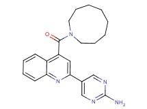 5-[4-(azonan-1-ylcarbonyl)quinolin-2-yl]pyrimidin-2-amine