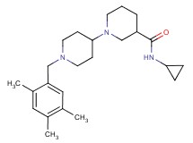 N-cyclopropyl-1'-(2,4,5-trimethylbenzyl)-1,4'-bipiperidine-3-carboxamide