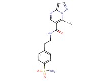 N-{2-[4-(aminosulfonyl)phenyl]ethyl}-7-methylpyrazolo[1,5-a]pyrimidine-6-carboxamide