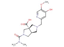 (3aS*,6aS*)-2-[(dimethylamino)carbonyl]-5-[(4-hydroxy-5-methoxypyridin-2-yl)methyl]hexahydropyrrolo[3,4-c]pyrrole-3a(1H)-carboxylic acid