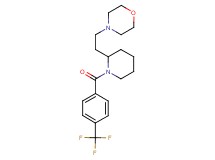 4-(2-{1-[4-(trifluoromethyl)benzoyl]-2-piperidinyl}ethyl)morpholine