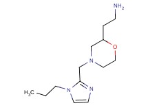(2-{4-[(1-propyl-1H-imidazol-2-yl)methyl]morpholin-2-yl}ethyl)amine