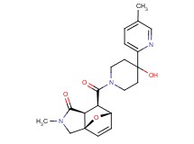 (3aR*,6S*,7R*,7aS*)-7-{[4-hydroxy-4-(5-methylpyridin-2-yl)piperidin-1-yl]carbonyl}-2-methyl-2,3,7,7a-tetrahydro-3a,6-epoxyisoindol-1(6H)-one