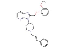 2-[(2-methoxyphenoxy)methyl]-3-{1-[(2E)-3-phenyl-2-propen-1-yl]-4-piperidinyl}-3H-imidazo[4,5-b]pyridine