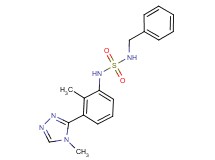 N-benzyl-N'-[2-methyl-3-(4-methyl-4H-1,2,4-triazol-3-yl)phenyl]sulfamide