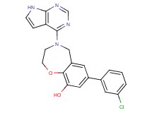 7-(3-chlorophenyl)-4-(7H-pyrrolo[2,3-d]pyrimidin-4-yl)-2,3,4,5-tetrahydro-1,4-benzoxazepin-9-ol
