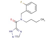 N-butyl-N-(2-fluorobenzyl)-1H-1,2,4-triazole-5-carboxamide