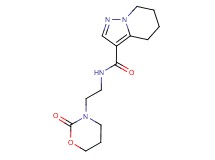 N-[2-(2-oxo-1,3-oxazinan-3-yl)ethyl]-4,5,6,7-tetrahydropyrazolo[1,5-a]pyridine-3-carboxamide