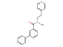 N-methyl-N-(2-pyridin-4-ylethyl)biphenyl-3-carboxamide