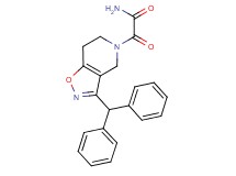 2-[3-(diphenylmethyl)-6,7-dihydroisoxazolo[4,5-c]pyridin-5(4H)-yl]-2-oxoacetamide