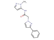 N-(1-methyl-1H-pyrazol-5-yl)-2-(3-phenyl-1H-pyrazol-1-yl)acetamide