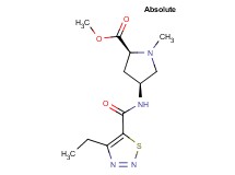 methyl (2S,4S)-4-{[(4-ethyl-1,2,3-thiadiazol-5-yl)carbonyl]amino}-1-methylpyrrolidine-2-carboxylate