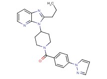 2-propyl-3-{1-[4-(1H-pyrazol-1-yl)benzoyl]-4-piperidinyl}-3H-imidazo[4,5-b]pyridine