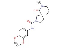 N-(3,4-dimethoxyphenyl)-7-methyl-6-oxo-2,7-diazaspiro[4.5]decane-2-carboxamide