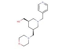 [(3R*,5S*)-5-(morpholin-4-ylmethyl)-1-(pyridin-4-ylmethyl)piperidin-3-yl]methanol