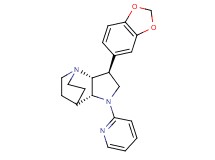 (3S*,3aR*,7aR*)-3-(1,3-benzodioxol-5-yl)-1-pyridin-2-yloctahydro-4,7-ethanopyrrolo[3,2-b]pyridine