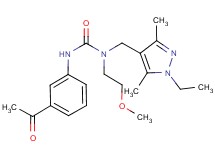 N'-(3-acetylphenyl)-N-[(1-ethyl-3,5-dimethyl-1H-pyrazol-4-yl)methyl]-N-(2-methoxyethyl)urea