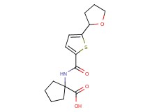 1-({[5-(tetrahydro-2-furanyl)-2-thienyl]carbonyl}amino)cyclopentanecarboxylic acid