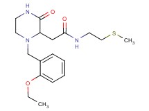 2-[1-(2-ethoxybenzyl)-3-oxo-2-piperazinyl]-N-[2-(methylthio)ethyl]acetamide