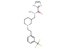 N-methyl-N-[(1-{2-[3-(trifluoromethyl)phenyl]ethyl}piperidin-3-yl)methyl]-1H-imidazole-2-carboxamide