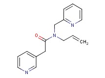 N-allyl-2-pyridin-3-yl-N-(pyridin-2-ylmethyl)acetamide