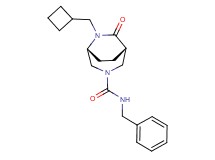(1S*,5R*)-N-benzyl-6-(cyclobutylmethyl)-7-oxo-3,6-diazabicyclo[3.2.2]nonane-3-carboxamide